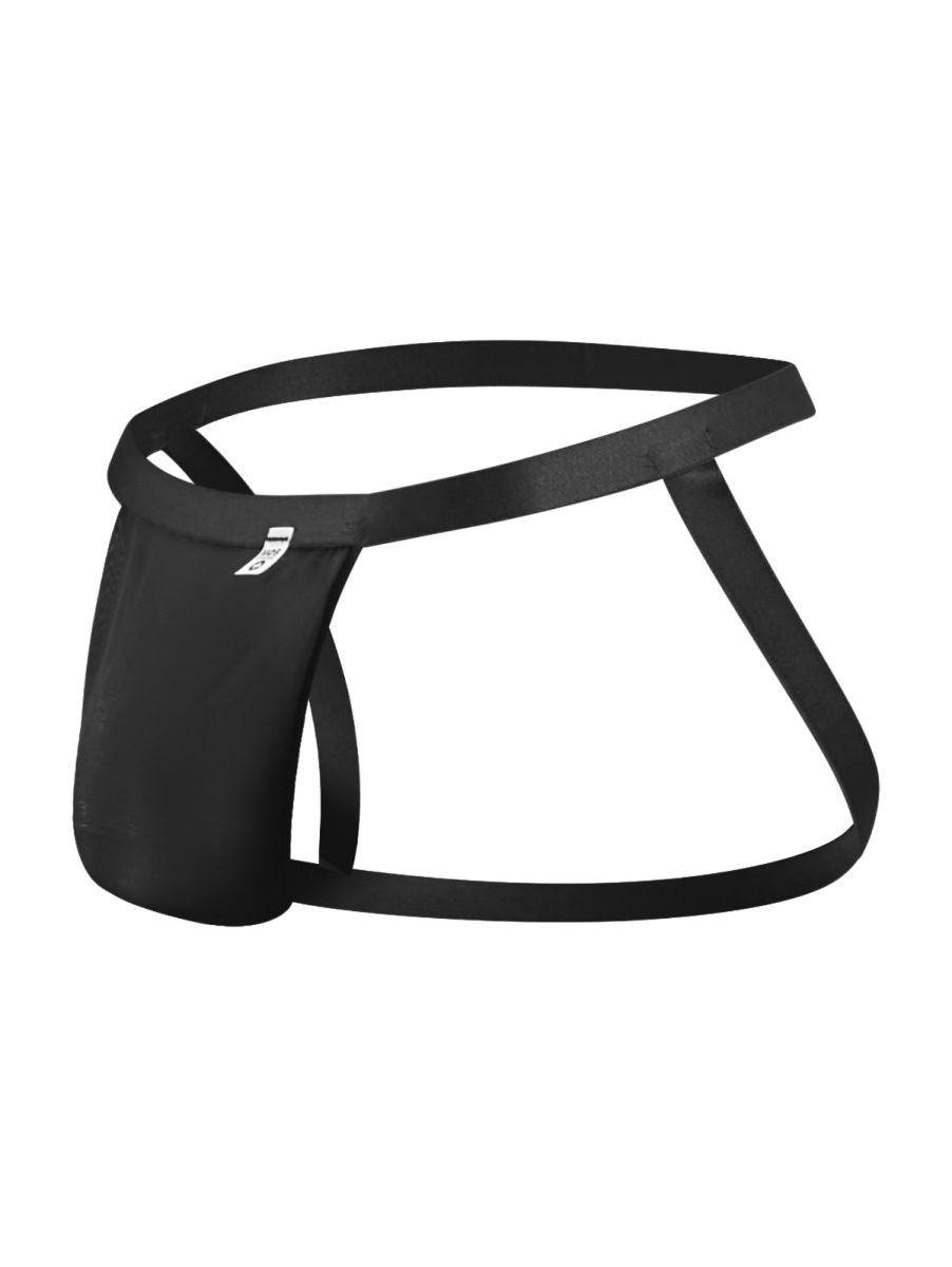 MaleBasics Men's Underwear MBL82 Sexy Jockstrap Color Black Mesh