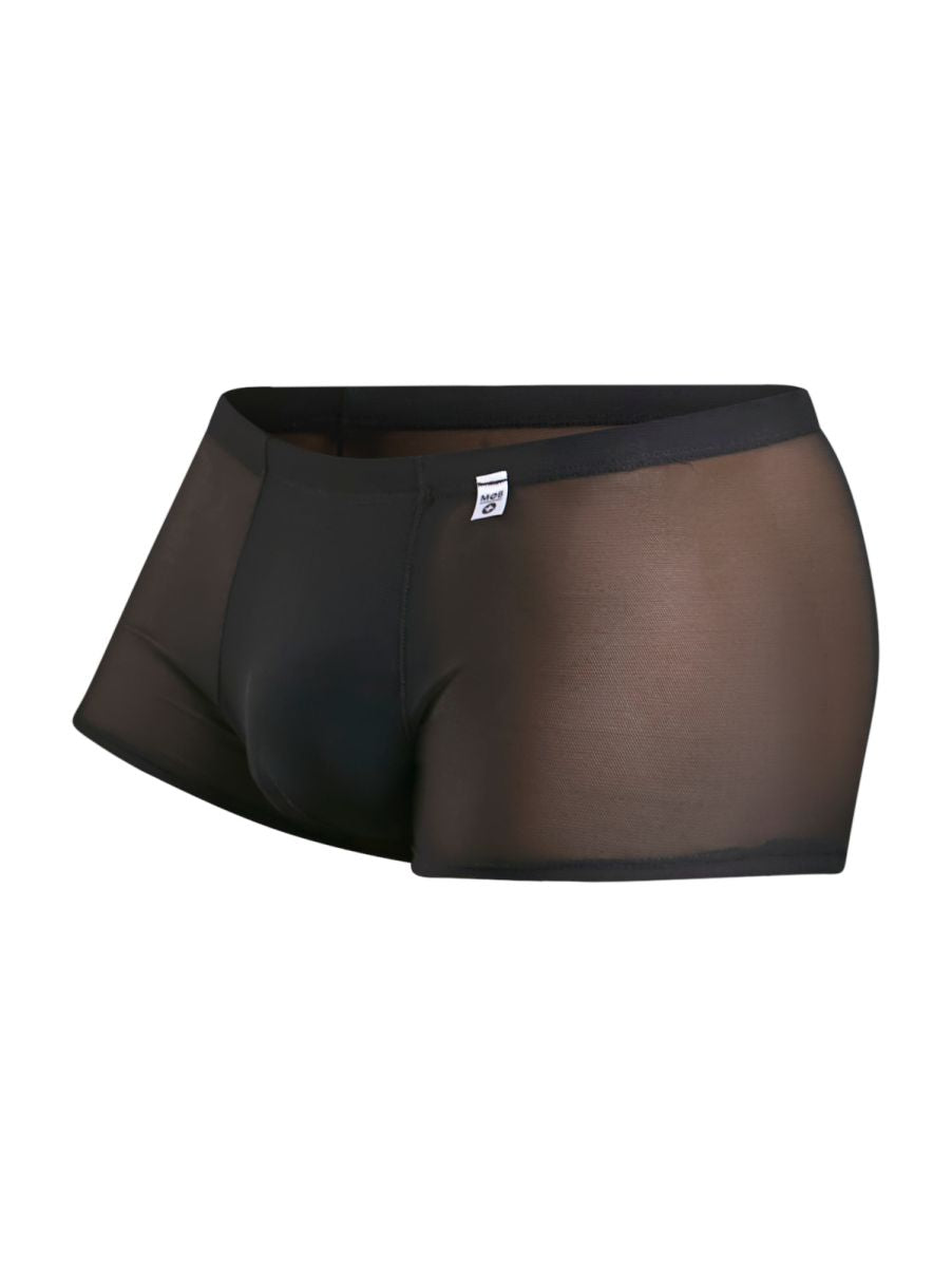 MaleBasics Men's Underwear MBL84 Classic Pouch Trunks Color Black Mesh