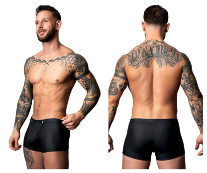 Male Power Men's Underwear 120-298 Oh Snap Snap Off Short Color Black