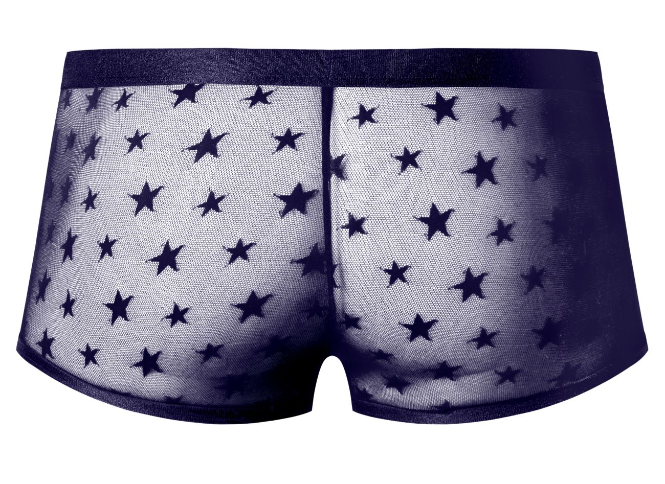 Male Power Men's Underwear 122-291 Love Star Short with Ring Color Purple