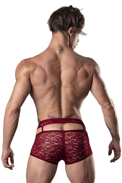 Lucifer Cut Out Burgundy Trunk - view 3