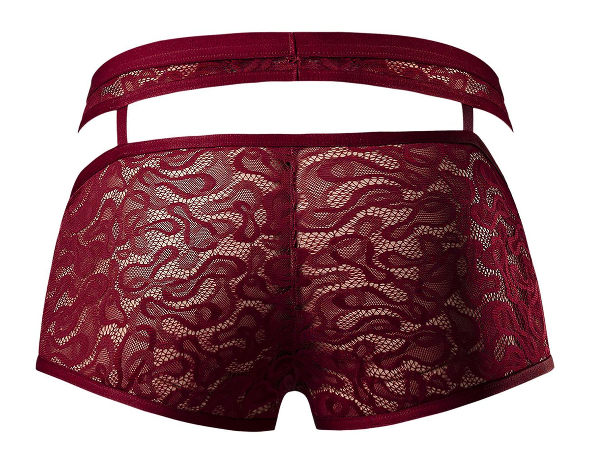 Lucifer Cut Out Burgundy Trunk - view 6