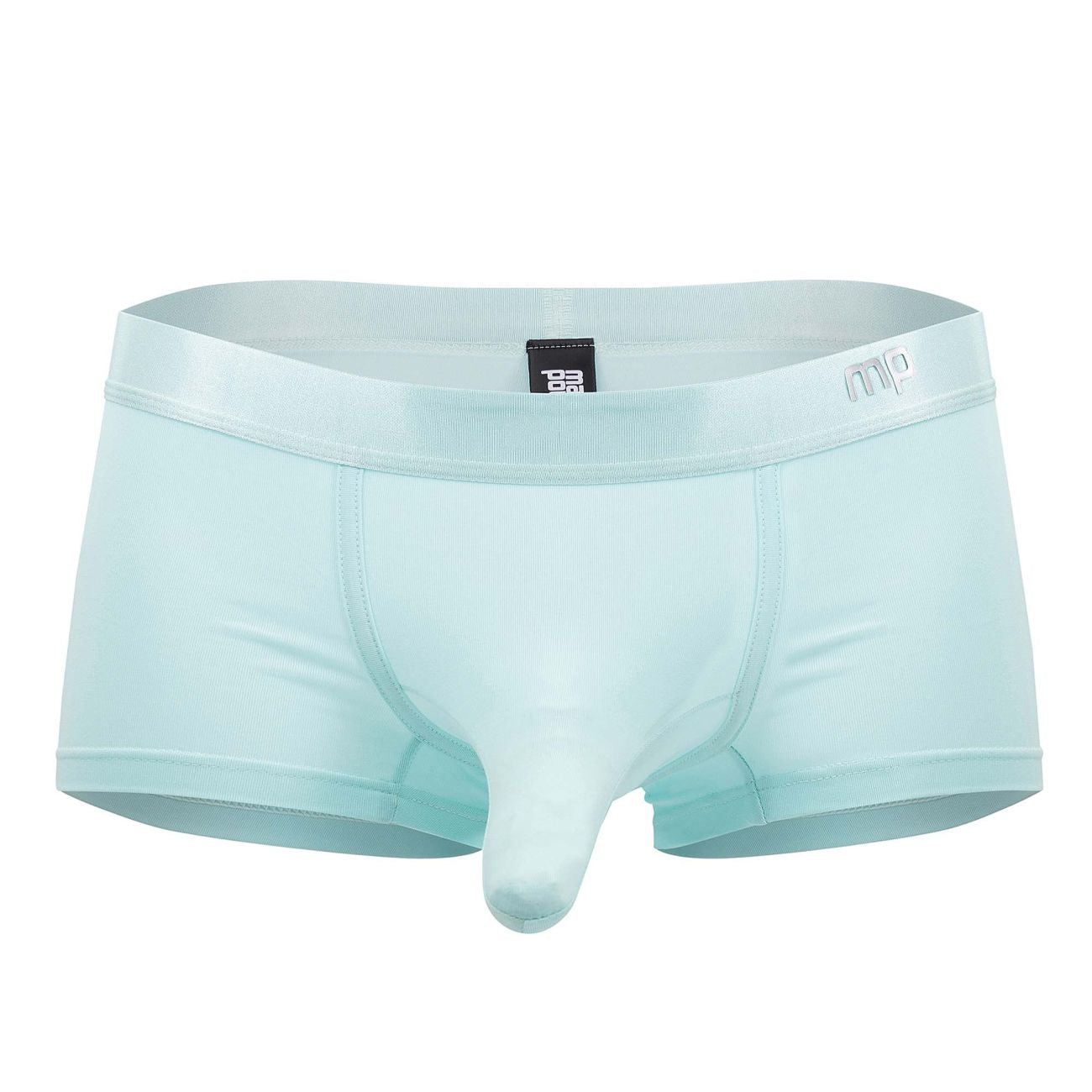 Male Power Men's Underwear 129-281 Easy Breezy Mini Short with Sleeve Color Aqua