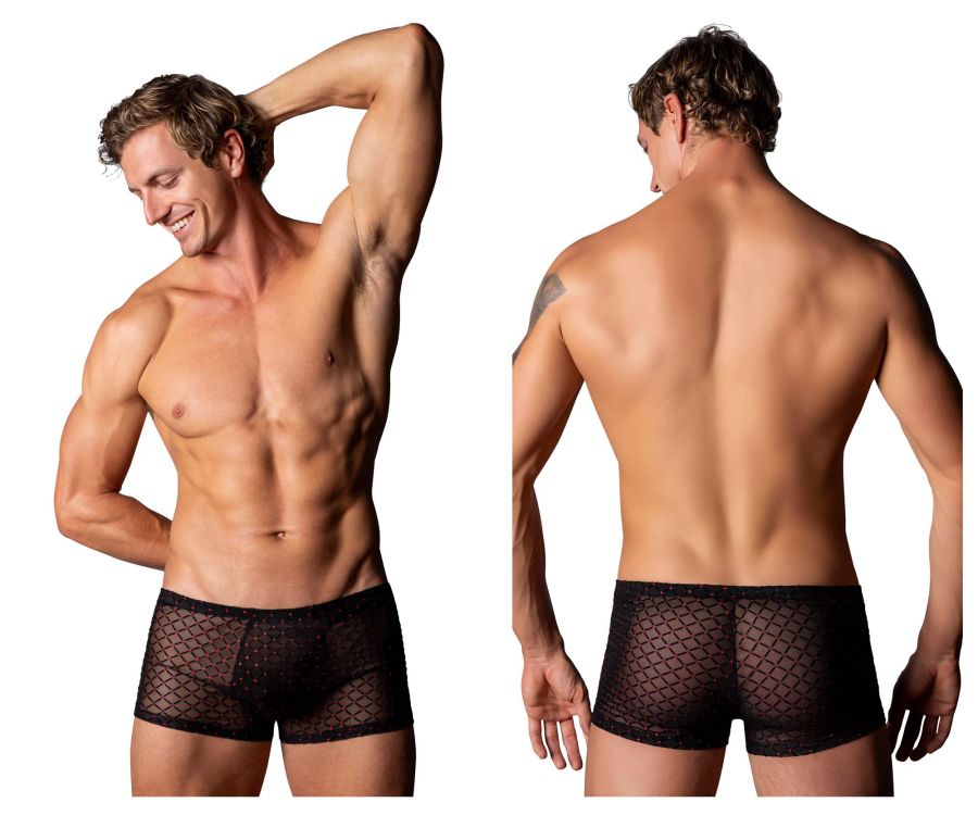 Male Power Men's Underwear 143-296 Widow Maker Mini Pouch Short Color Black