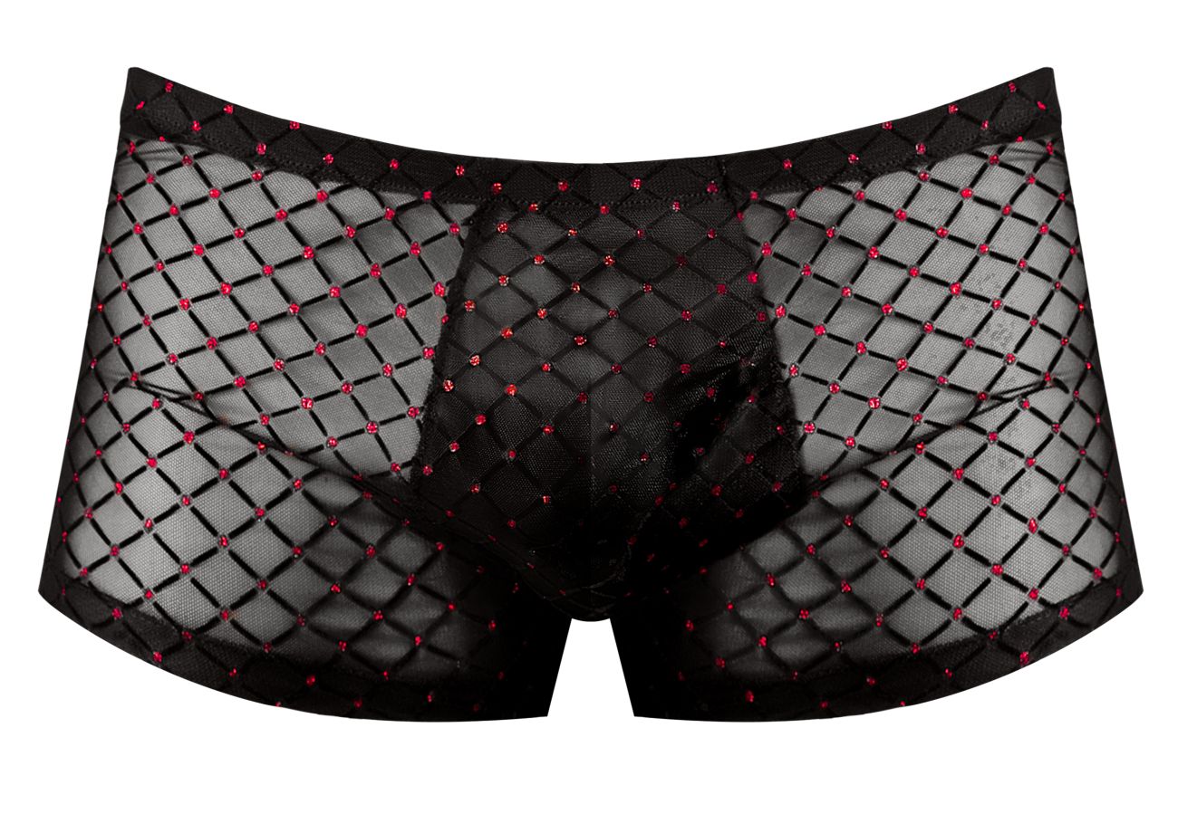 Male Power Men's Underwear 143-296 Widow Maker Mini Pouch Short Color Black