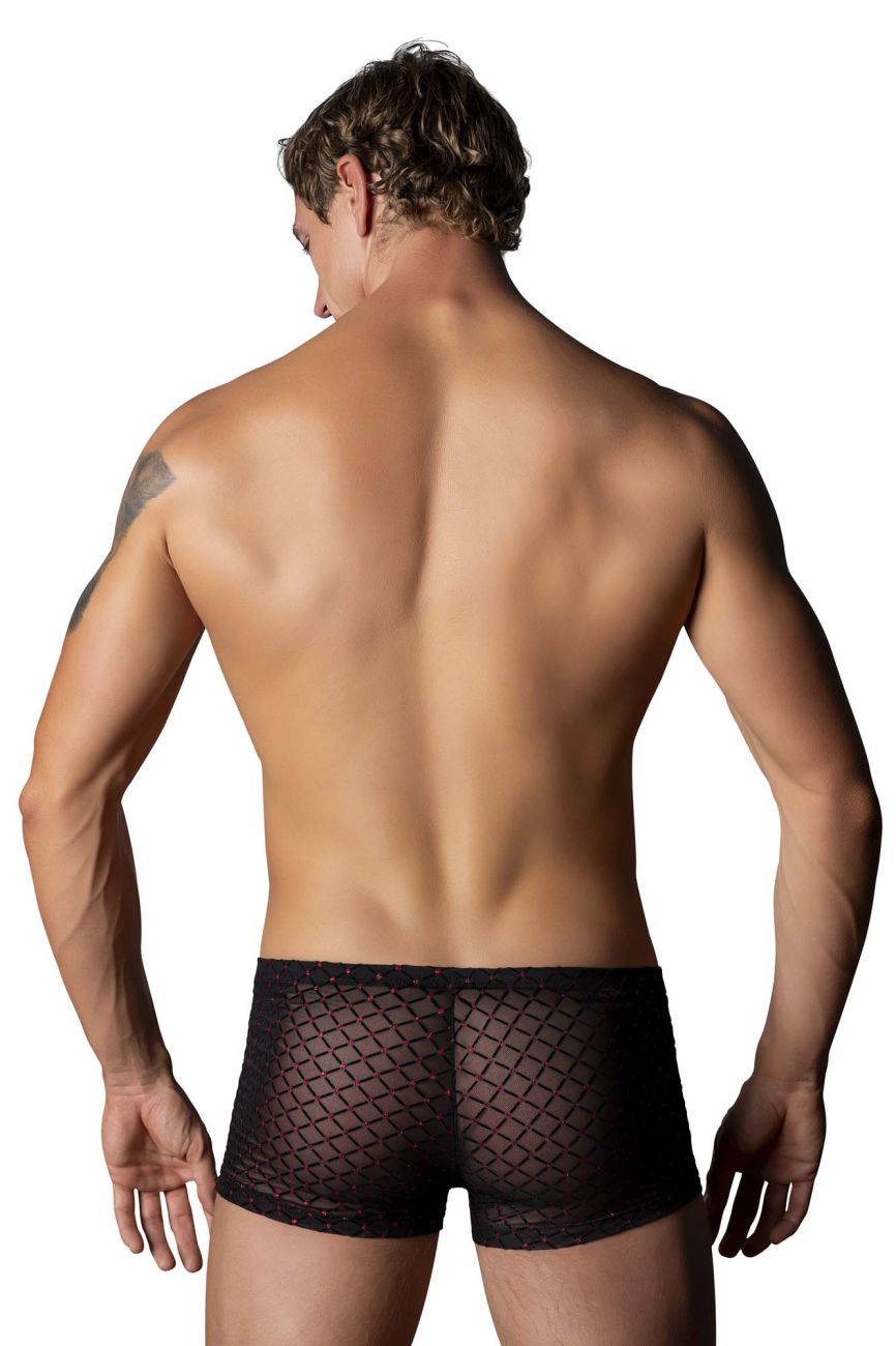 Male Power Men's Underwear 143-296 Widow Maker Mini Pouch Short Color Black