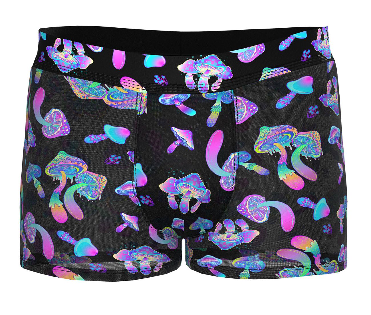 Male Power Men's Underwear 145-294 Hazy Dayz Pouch Short Color Mushrooms