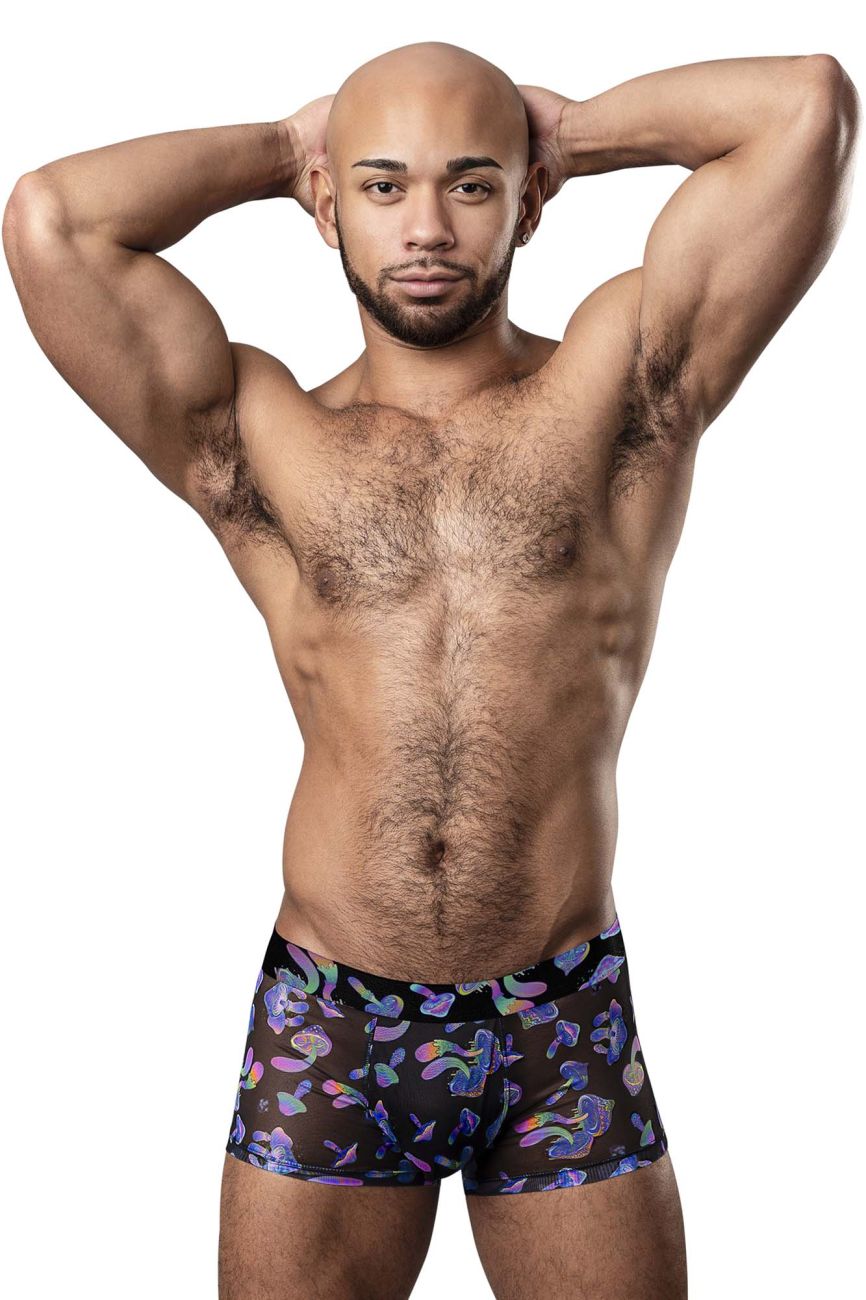 Male Power Hazy Dayz Pouch Short - Mushrooms