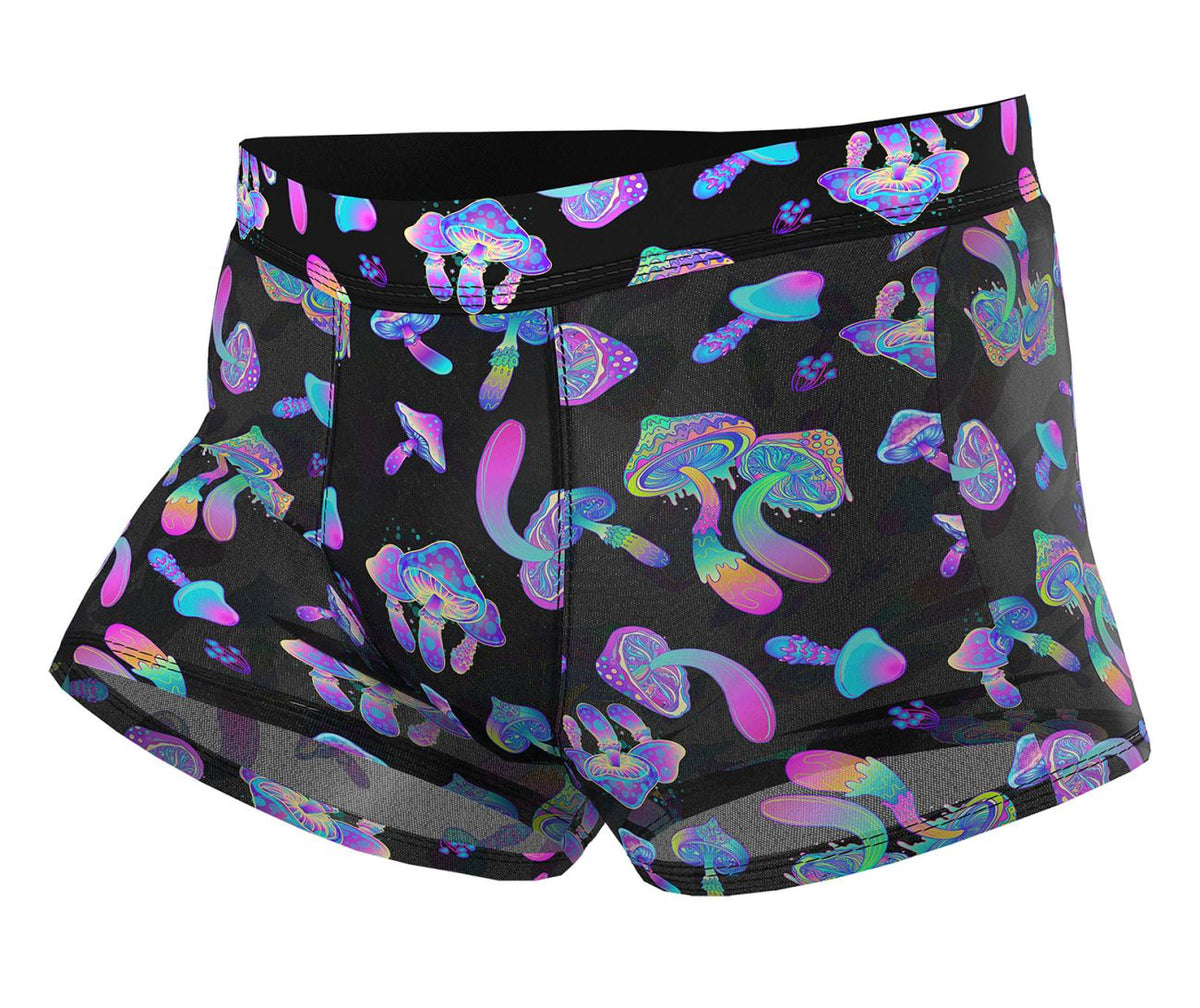Male Power Hazy Dayz Pouch Short - Mushrooms