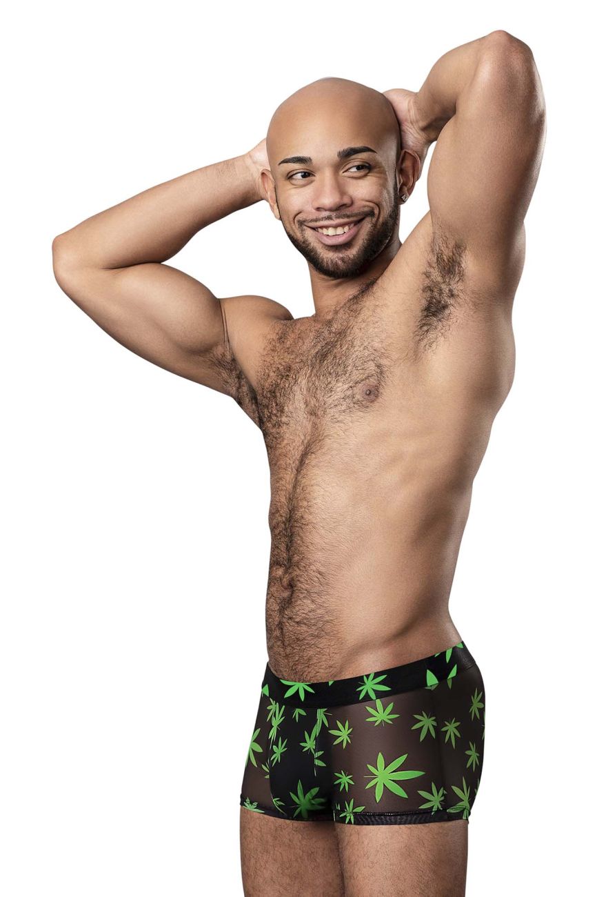 Male Power Men's Underwear 145-294 Hazy Dayz Pouch Short Color Pot Leaf