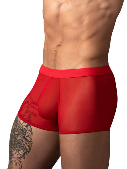 Mini Short Red Mesh Trunk - view 2