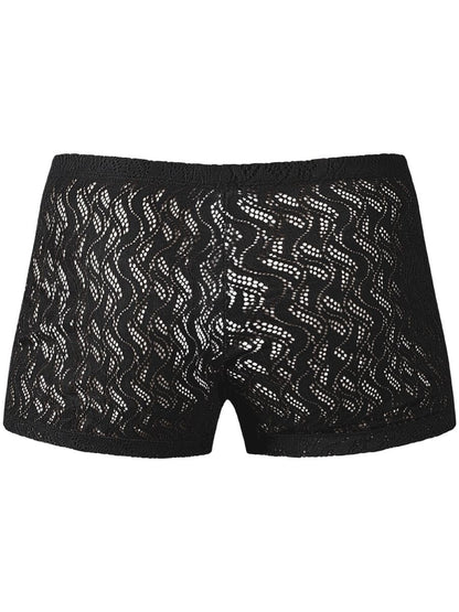 Male Power Men's Underwear 150-305 Ripple Pouch Short Trunks Color Black