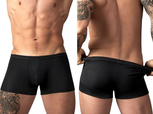 Male Power Men's Underwear 150-308 Eco Cozy Pouch Short Trunks Color Black