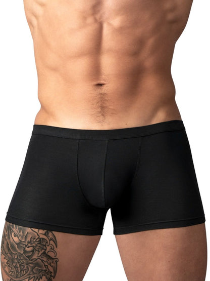 Male Power Men's Underwear 150-308 Eco Cozy Pouch Short Trunks Color Black