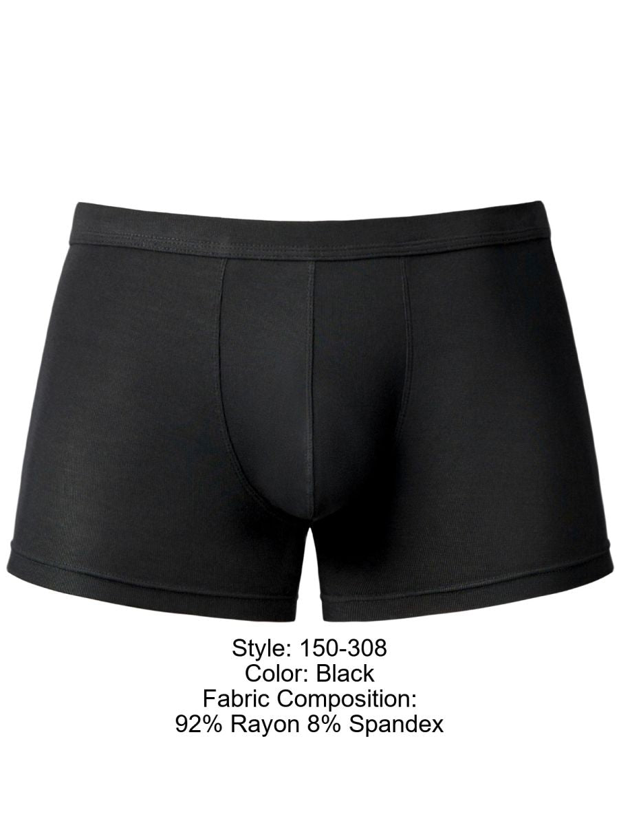 Male Power Men's Underwear 150-308 Eco Cozy Pouch Short Trunks Color Black