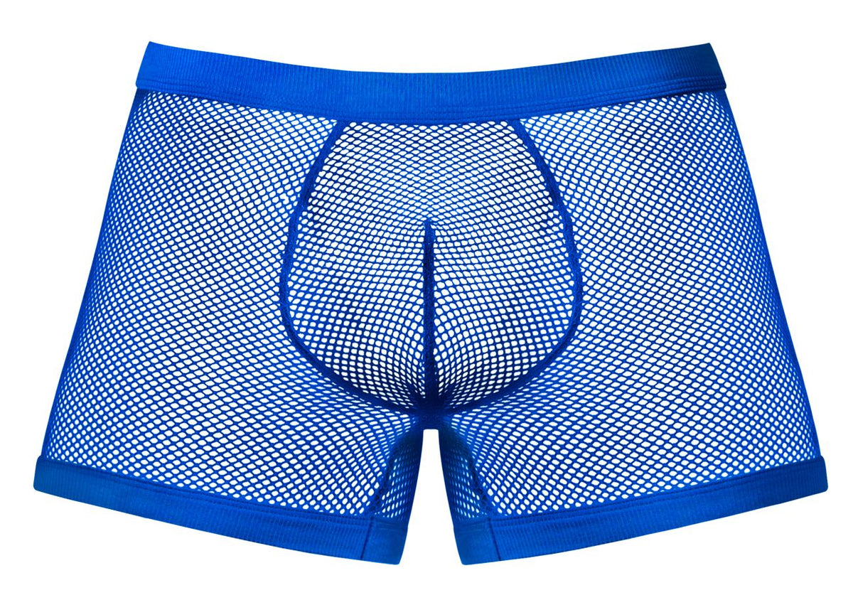 Male Power - Fishnet 2 Pouch Short - Royal