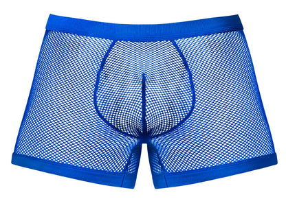 Male Power Men's Underwear 152-11C Fishnet 2 Pouch Short Color Royal