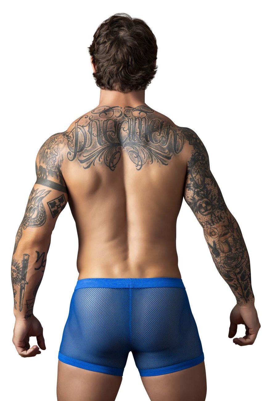 Male Power - Fishnet 2 Pouch Short - Royal