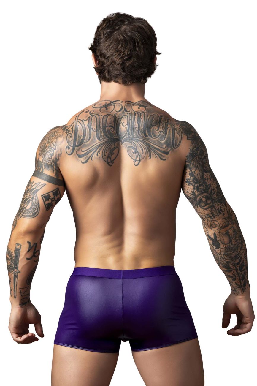 Male Power Men's Underwear 152-302 Eggplant Crossover Short Color Plum