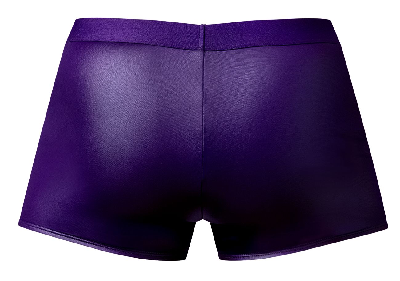 Male Power Men's Underwear 152-302 Eggplant Crossover Short Color Plum