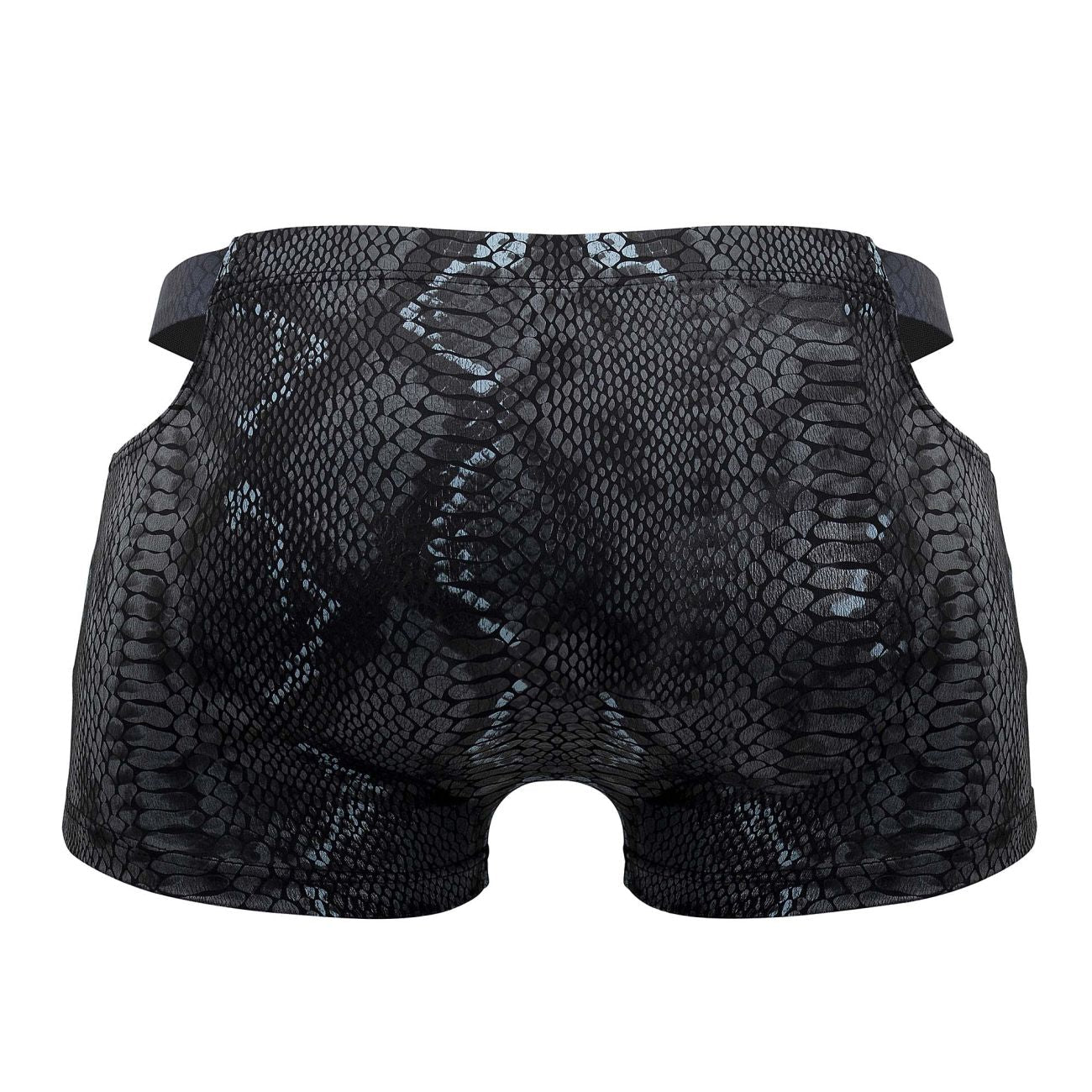 Male Power Men's Underwear 153-282 S-naked Pouch Short Color Black-Blue
