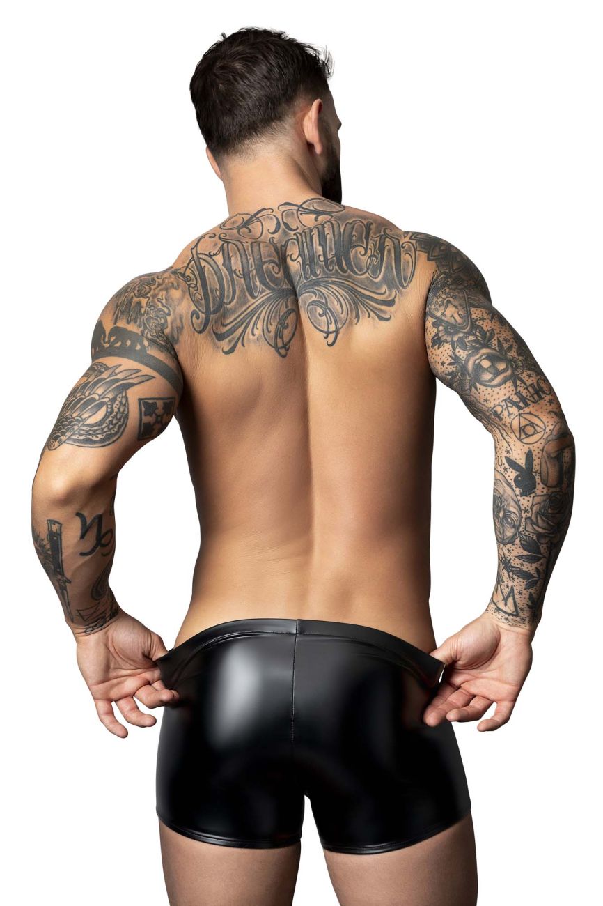 Male Power Men's Underwear 153-301 Liquid Onyx 2.0 Pouch Short Color Black