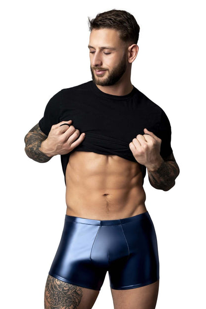Male Power Men's Underwear 153-301 Liquid Onyx 2.0 Pouch Short Color Blue