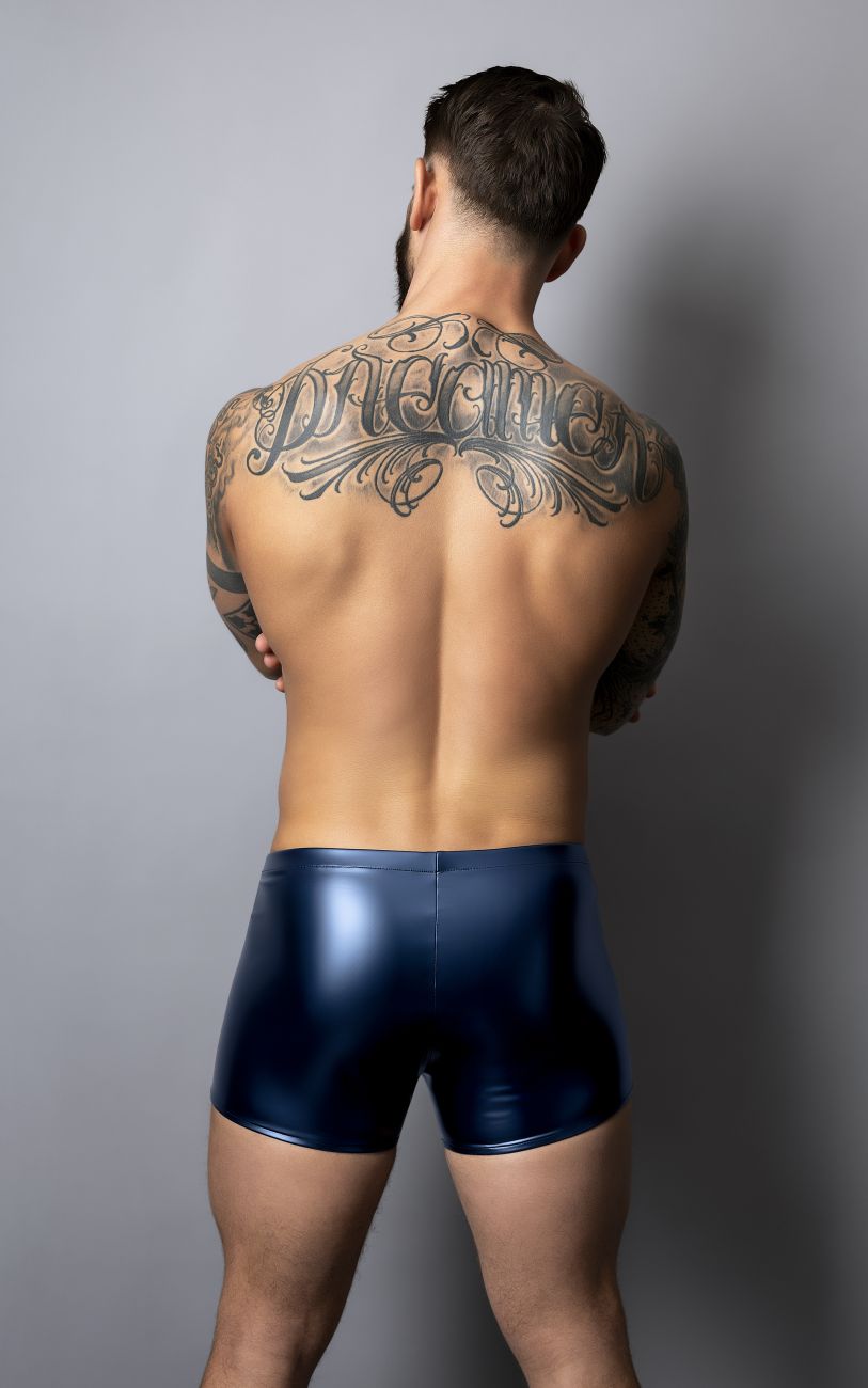 Male Power Men's Underwear 153-301 Liquid Onyx 2.0 Pouch Short Color Blue