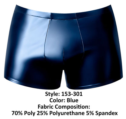 Male Power Men's Underwear 153-301 Liquid Onyx 2.0 Pouch Short Color Blue