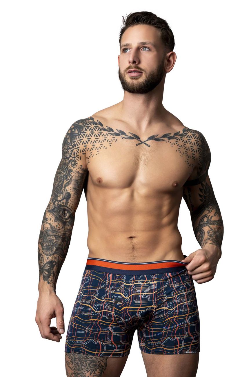 Male Power Men's Underwear 160-299 Soo Cumfy Boxer Brief Color Navy