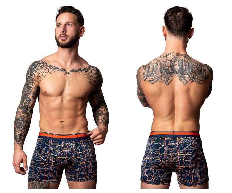 Male Power Men's Underwear 160-299 Soo Cumfy Boxer Brief Color Navy