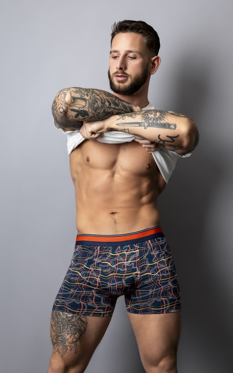 Male Power Men's Underwear 160-299 Soo Cumfy Boxer Brief Color Navy