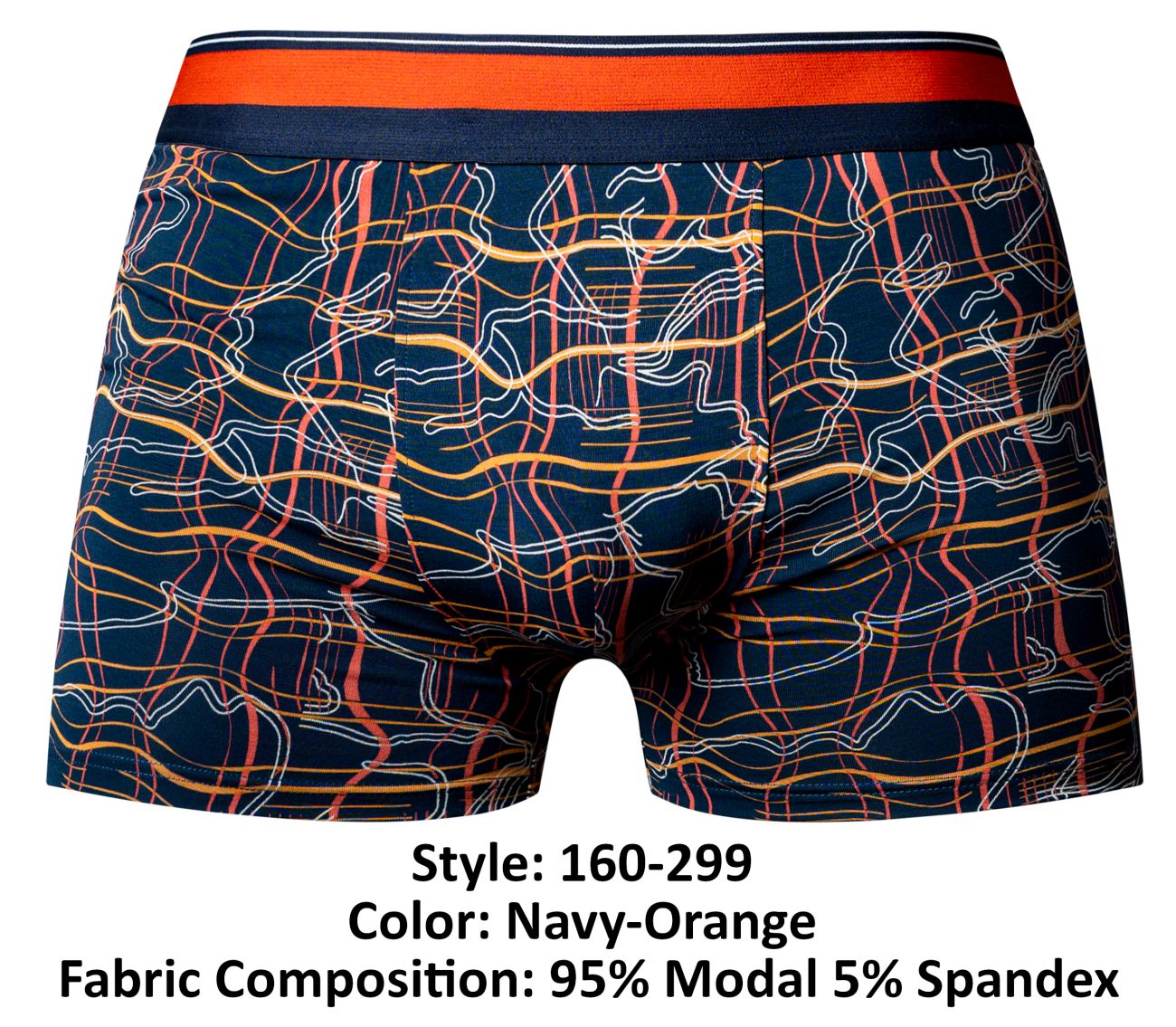 Male Power Men's Underwear 160-299 Soo Cumfy Boxer Brief Color Navy