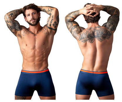 Soo Cumfy Navy Boxer Brief - view 1