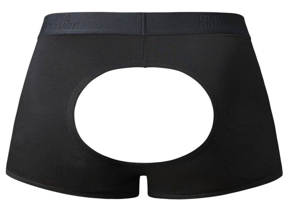 Open Ended Moonshine Front Elastic Cockring Black Trunk - view 5