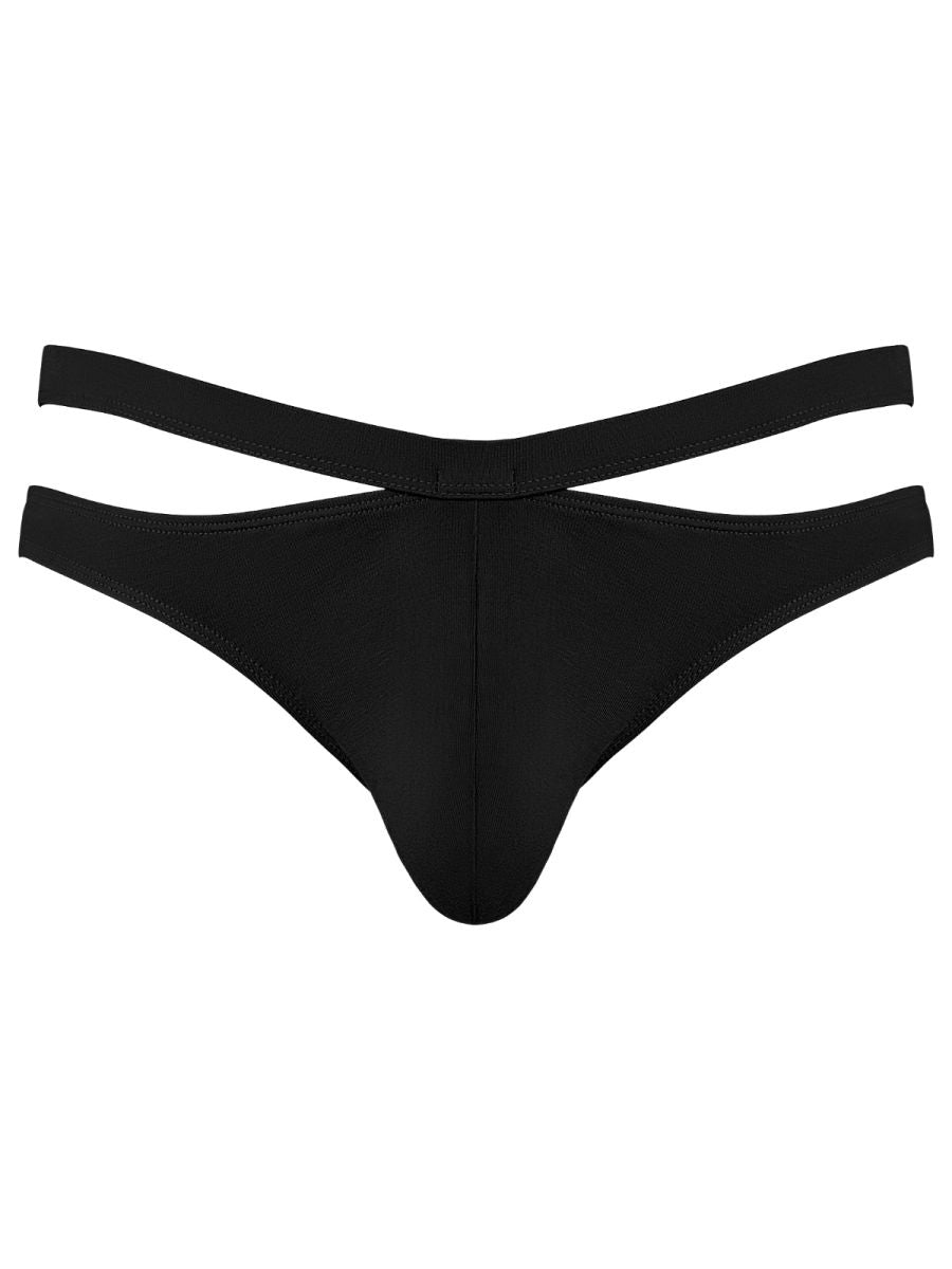 Eco Cozy Cutout Black Thong - view 4