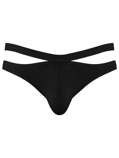 Eco Cozy Cutout Black Thong - view 4
