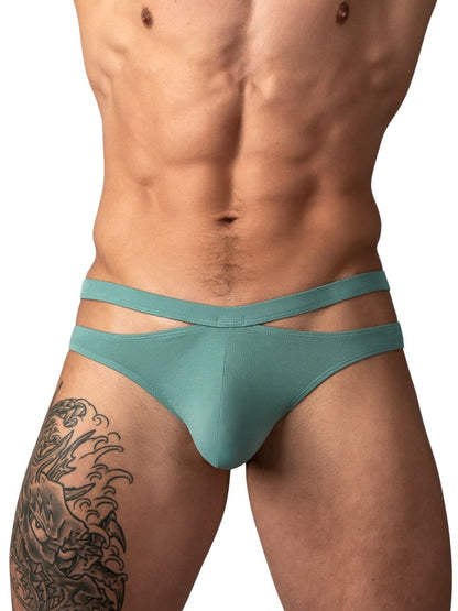 Eco Cozy Cutout Green Thong - view 2