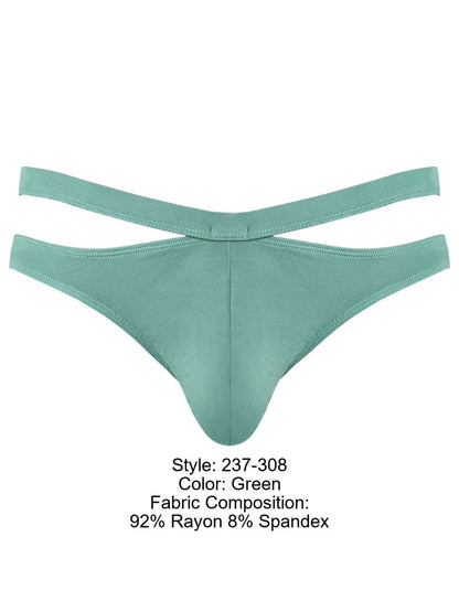 Eco Cozy Cutout Green Thong - view 6