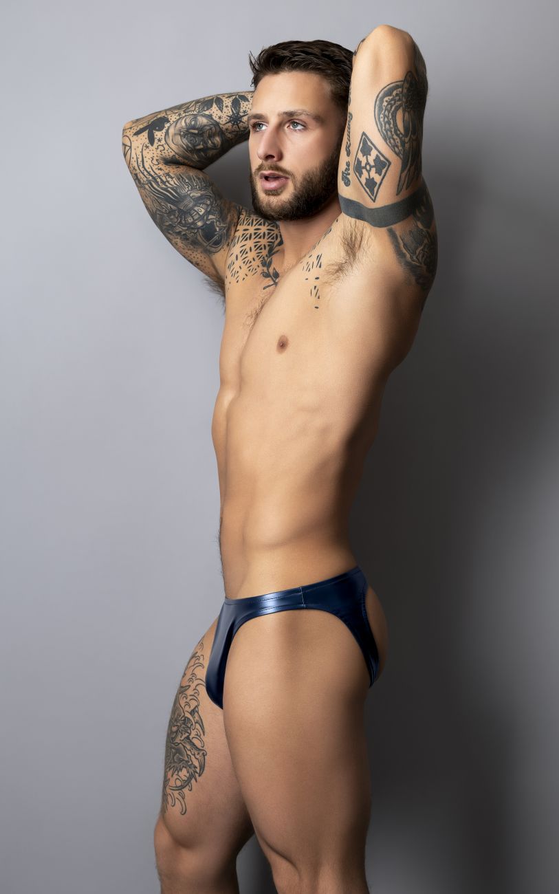 Male Power Men's Underwear 300-301 Liquid Onyx 2.0 Moonshine Color Blue