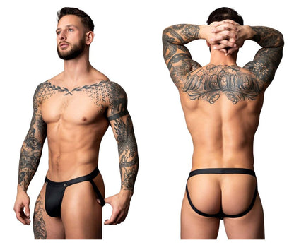 Male Power Men's Underwear 346-298 Oh Snap Snap Off Jock Color Black