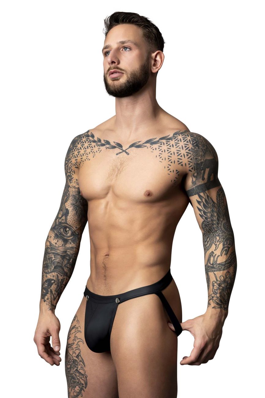 Male Power Men's Underwear 346-298 Oh Snap Snap Off Jock Color Black