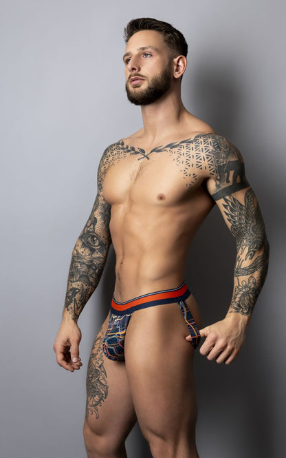 Male Power Men's Underwear 349-299 Soo Cumfy Jockstrap Color Navy