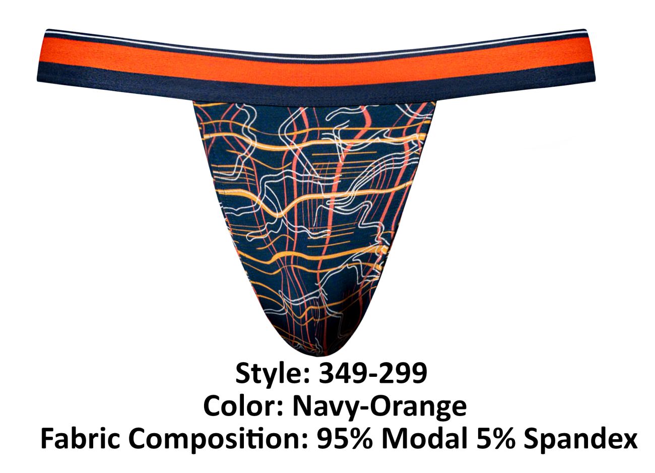 Male Power Men's Underwear 349-299 Soo Cumfy Jockstrap Color Navy