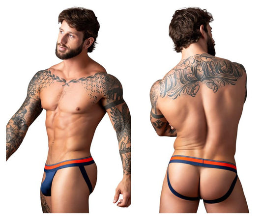 Male Power Men's Underwear 349-299 Soo Cumfy Jockstrap Color Navy