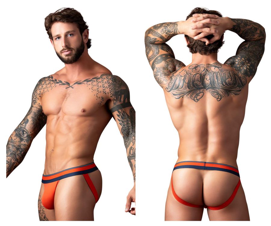 Male Power Men's Underwear 349-299 Soo Cumfy Jockstrap Color Orange