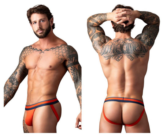 Male Power Men's Underwear 349-299 Soo Cumfy Jockstrap Color Orange