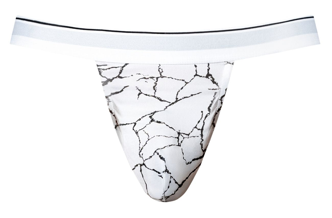 Male Power Men's Underwear 349-299 Soo Cumfy Jock Color White-Black