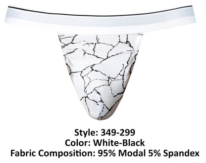 Soo Cumfy White-Black Jockstrap - view 6