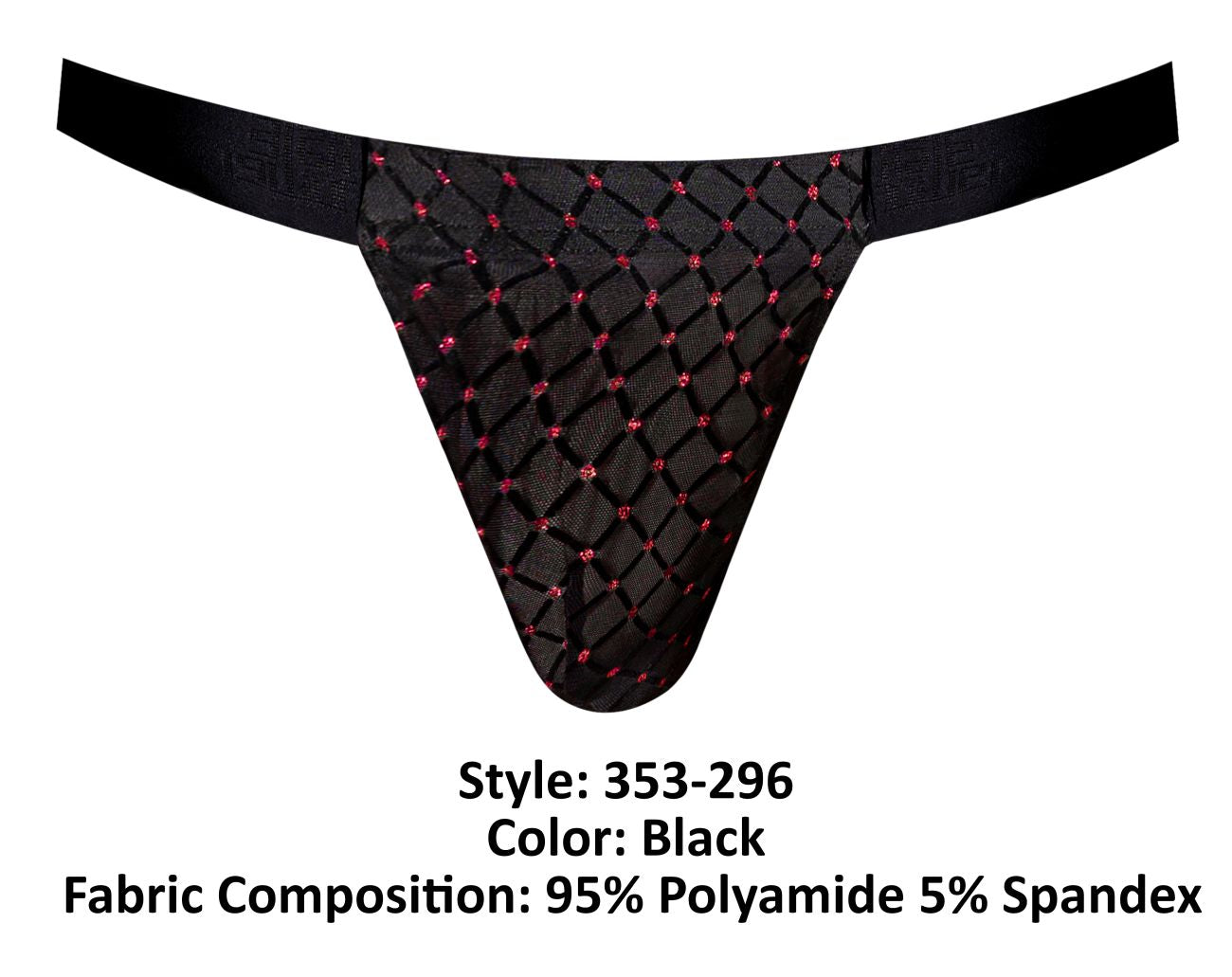 Male Power Men's Underwear 353-296 Widow Maker Classic Jock Color Black